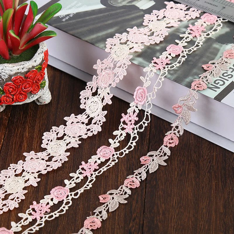Handmade Lace Ribbon Fabric Lace Trimmings for Sewing Accessories Wedding Decoration DIY Craft Supplies