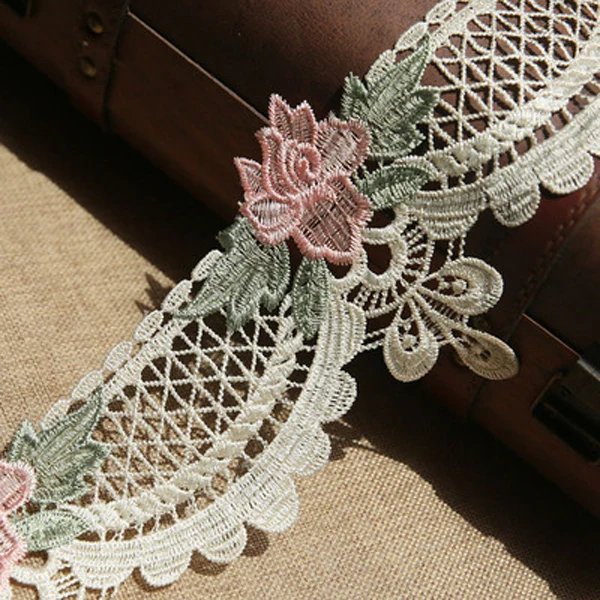 Handmade Lace Ribbon Fabric Lace Trimmings for Sewing Accessories Wedding Decoration DIY Craft Supplies