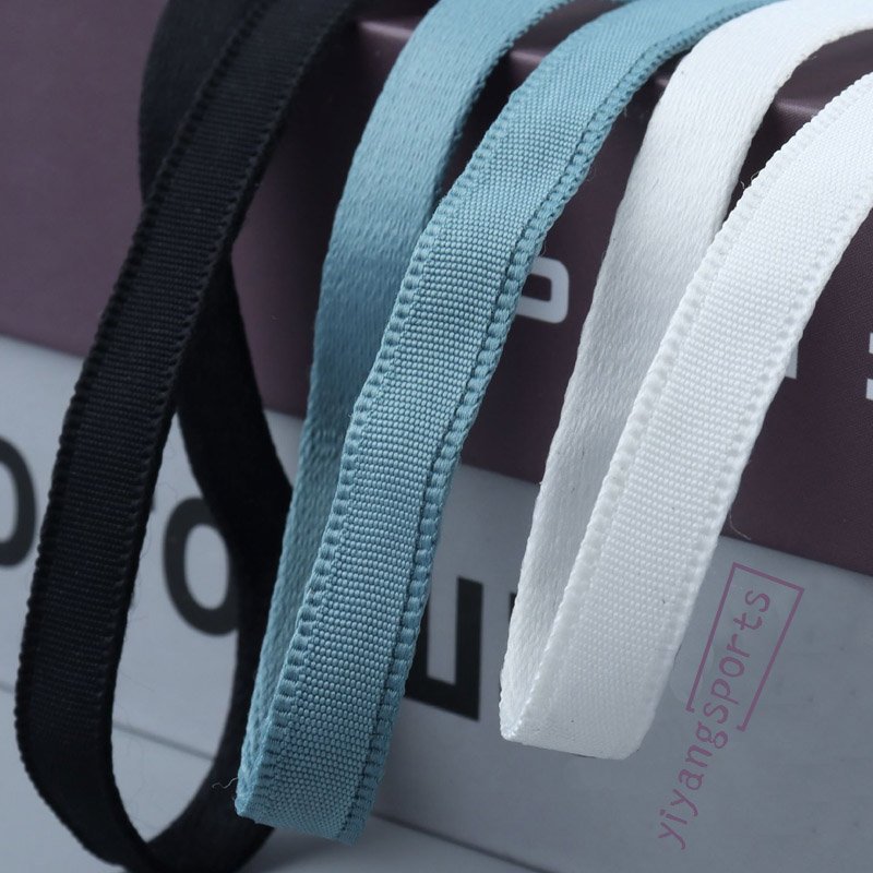 Wholesale 10 mm Nylon Elastics Band Sewing Trim Tape ribbon underwear bra underwire casing for lingerie