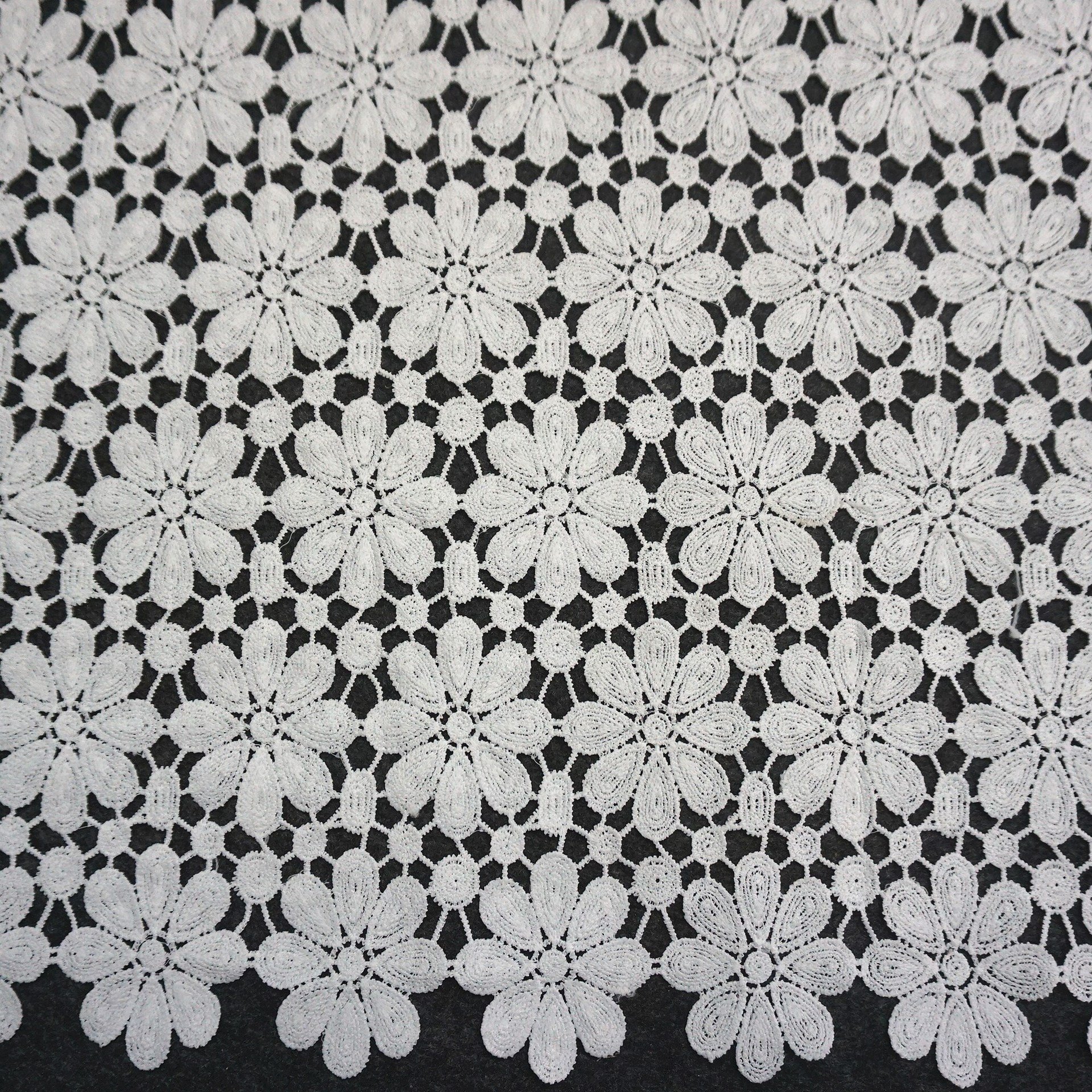 Custom Guipure Lace Trim For Industrial Use Garment Accessories Decoration Polyester Lace Trim