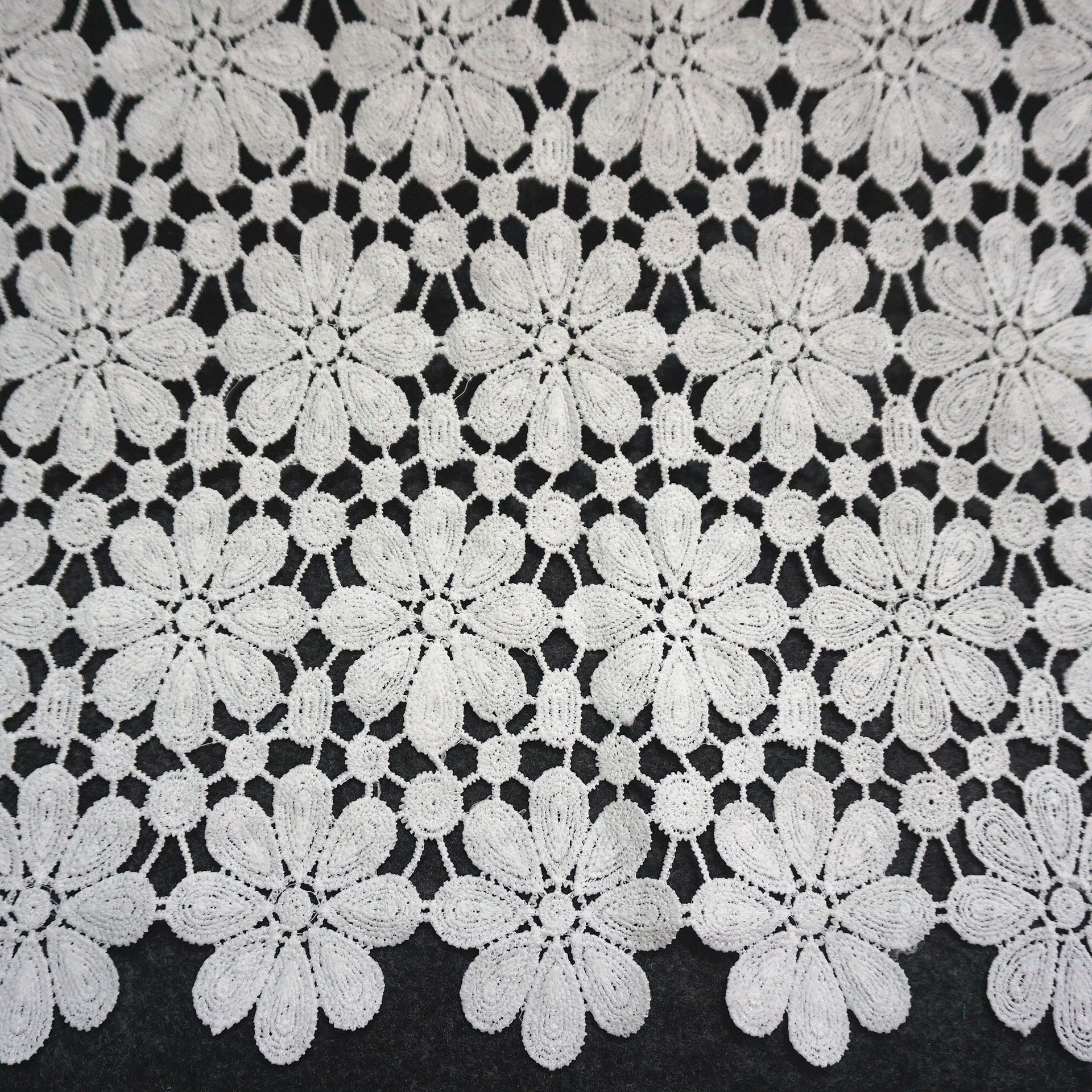 Custom Guipure Lace Trim For Industrial Use Garment Accessories Decoration Polyester Lace Trim