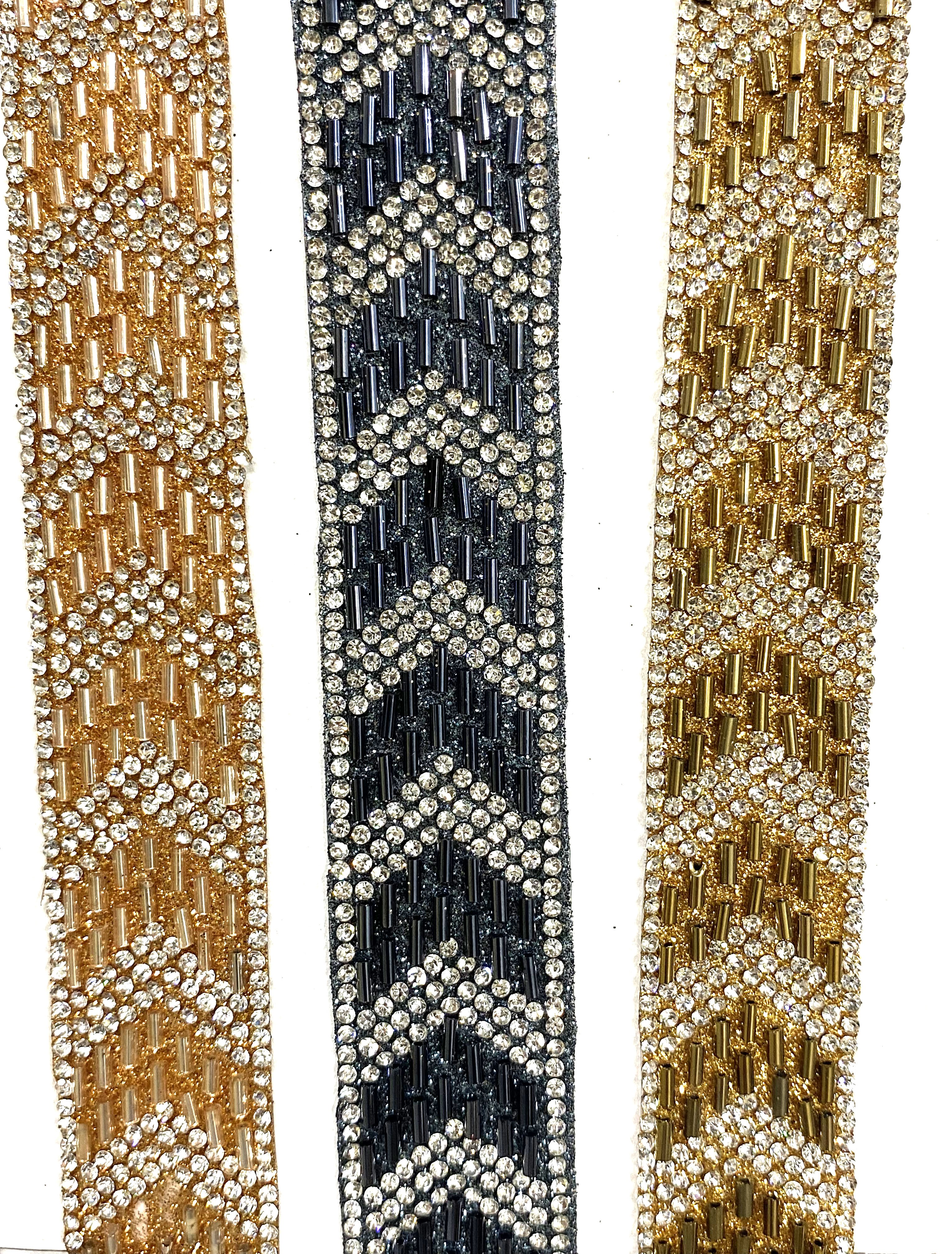 Handmade DIY accessories pearls beaded embroidery lace trimmings multi colors deals in wholesale
