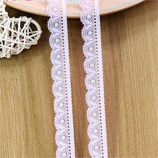 Classic nylon single wave edge elastic bra and underwear accessories lace trim