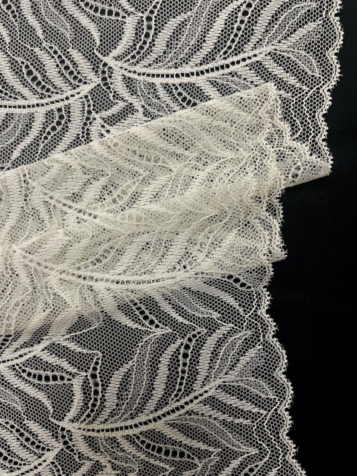 10IInch Wide Soft Nylon Spandex Lace Fabric trim for lingerie Sewing and Crafts by the yard