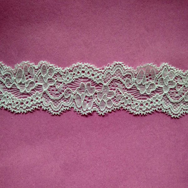 3.0 cm width elastic lace trim