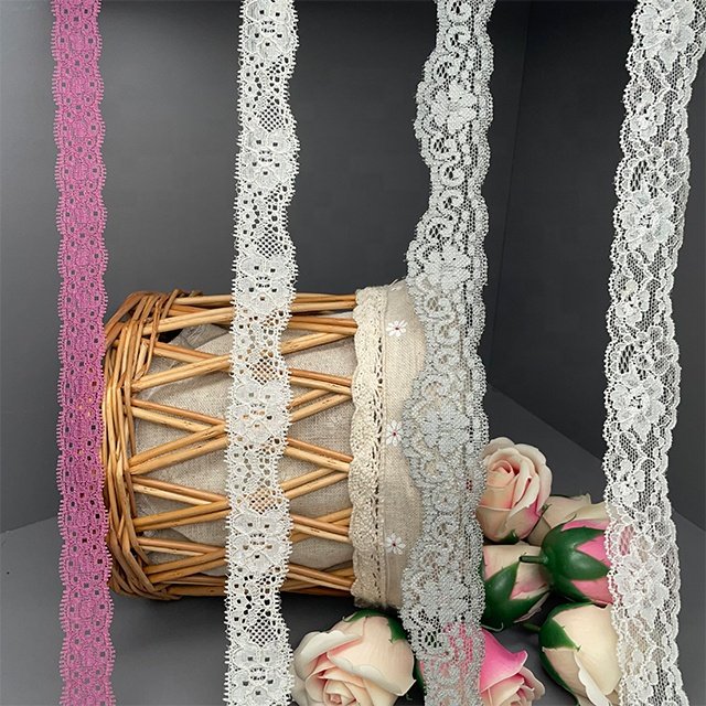 TUTON Custom French Elastic Lace 2.1/2.9/3.5/3.7 CM Trim Wholesale For Dress
