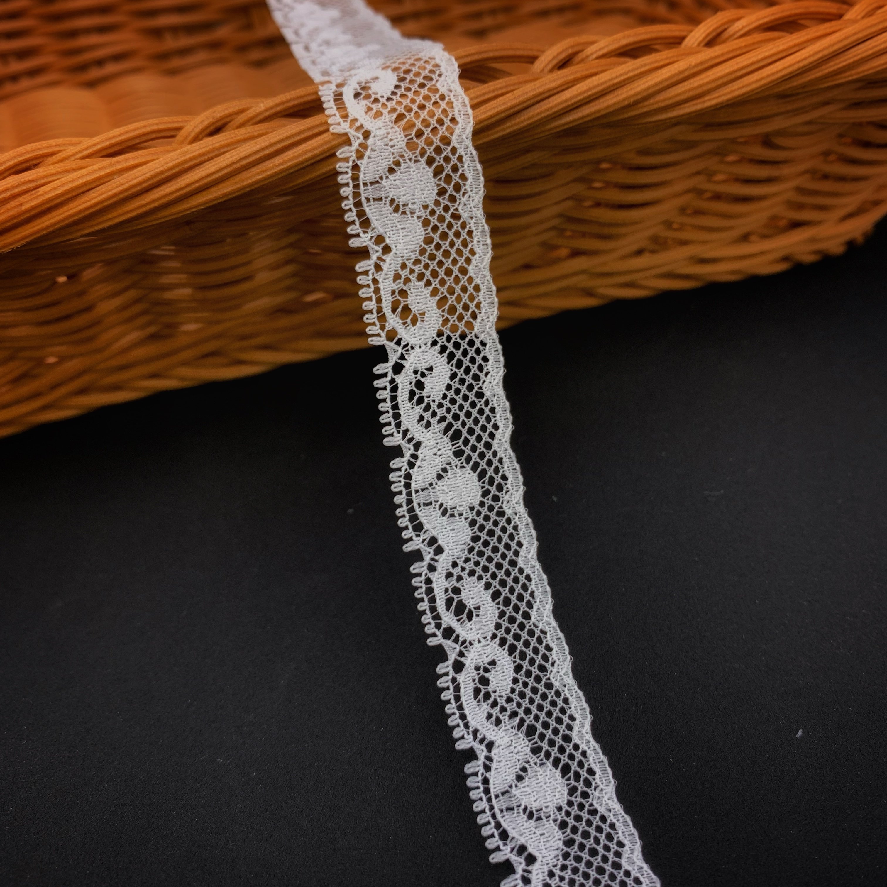 High Quality Spandex White Mesh Guipure French Nylon Elastic Tulle Lace Trim For Dress