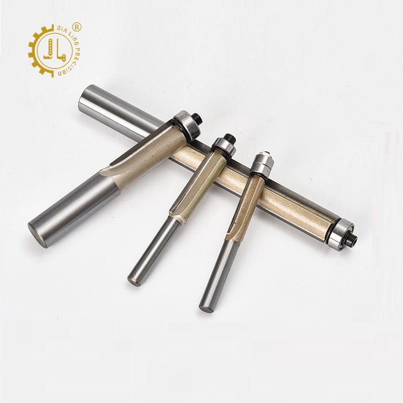 Tideway Wood Trimmer Bits CNC Edge Trimmer Tool 1/4 Shank 1/2 Inch Flush Trim Router Bit For Wood Woodworking