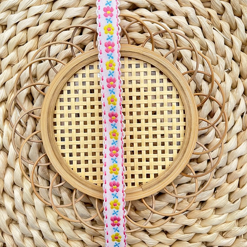 wholesale 1.2cm Wide Decoration Red Ribbon Trimmings Gold Bling Beaded Sequins Fabric bling lace trim
