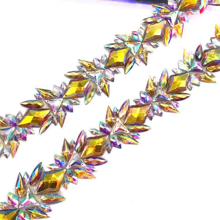 Carnival costumes resin stones trim decoration diamonds applique trimmings for clothing jewelry accessories DIY craft