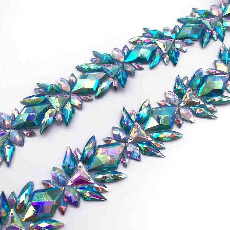 Carnival costumes resin stones trim decoration diamonds applique trimmings for clothing jewelry accessories DIY craft