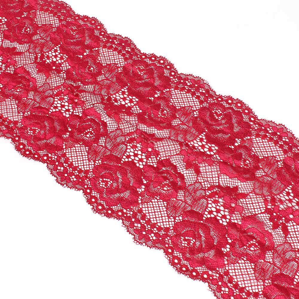 Chinese Supply Design Nylon Spandex Lace DIY Sewing Garment Accessories18.2Cm Lace Trim