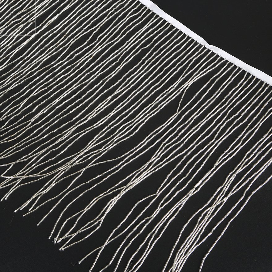 New Fashion handmade Beading Lace Trims 30 CM Dress Clothes Beaded fringe Tassel Trim