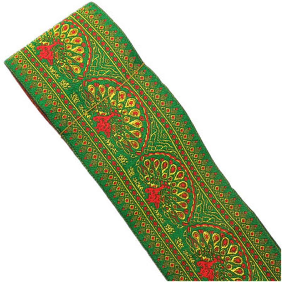 COOMAMUU 7m/lot 10cm width Ethnic Webbing Fashion Jacquard Lace Trim for Sewing Garment DIY Supplier