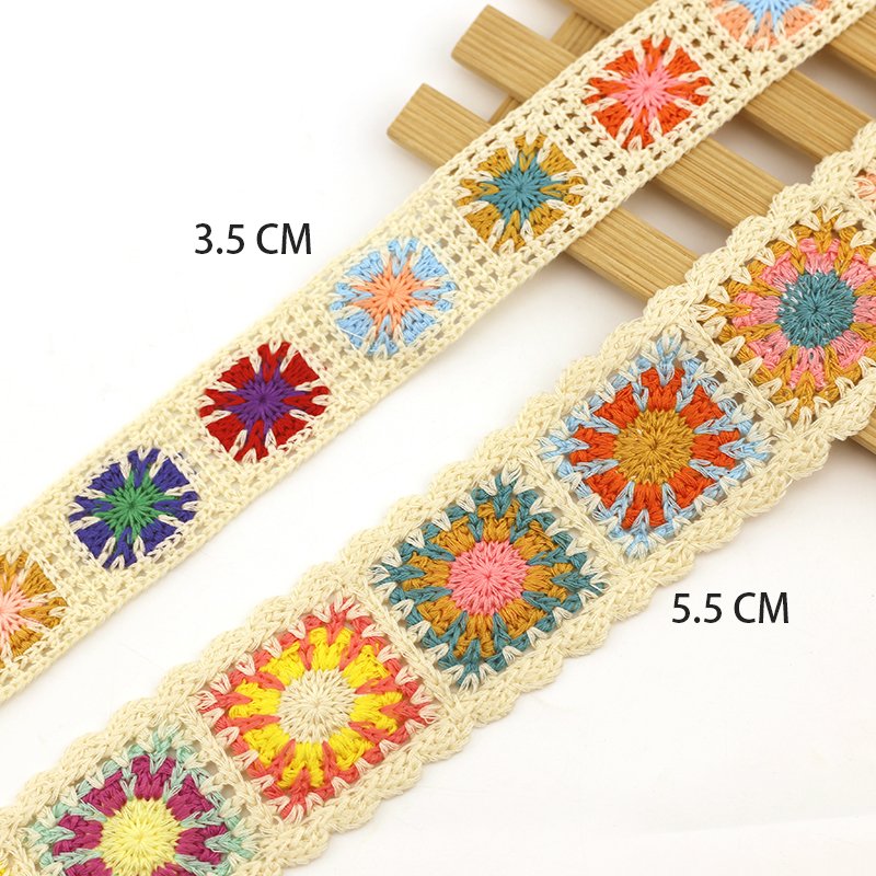 3.5 cm crochet lace trimming embroidery Lace Trimming for clothing dress headband accessories