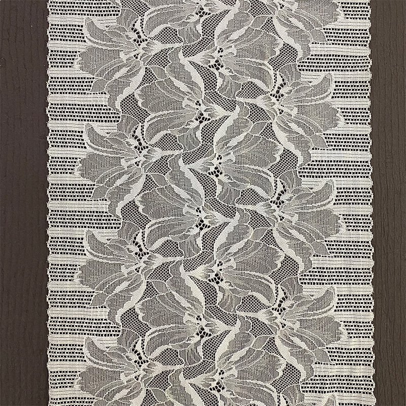 Eco-friendly 23.5cm Wide Various Colors Embroidery Lace Trim Lace Border For Dress