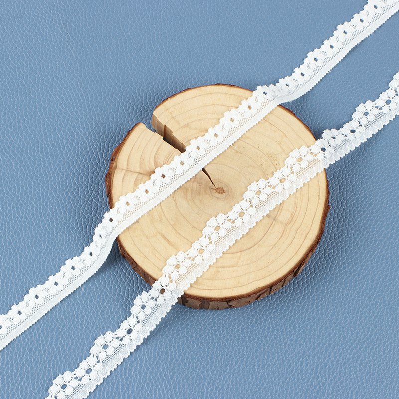 1-2cm Stretch Narrow Lace Trim Special Design Fancy Nylon Spandex Elastic for Women's Wedding Lingerie Dresses Underwear Bags