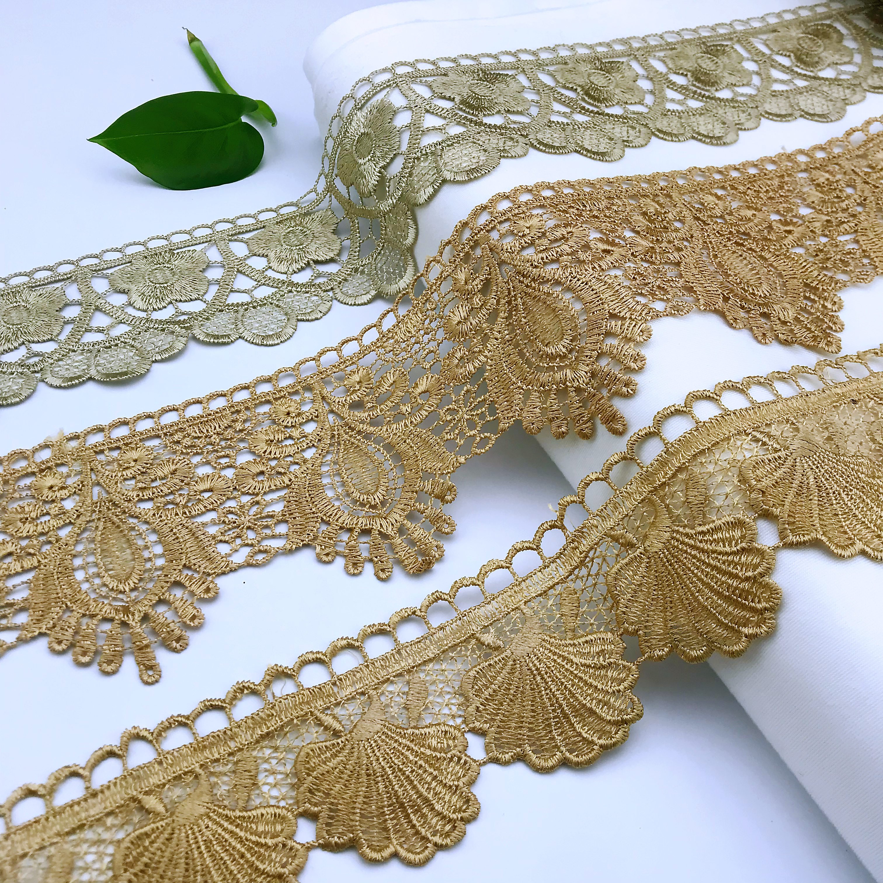 High Quality TC Laces White Cotton Lace Trim Embroidery Border Lace
