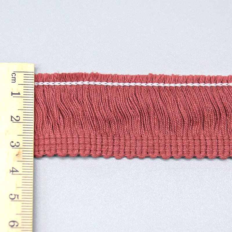New Arrival colorful 100% cotton curtain lace trim tassel border lace trim for hometextile