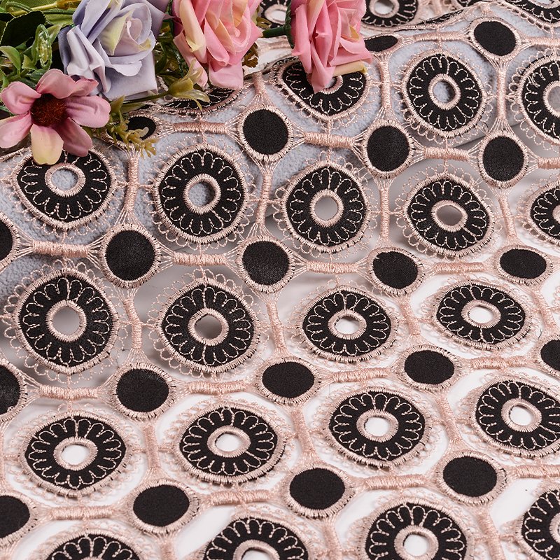 2023 New Style High Quality Mass Stock Water Soluble Laces Trim Guipure Embroidery Lace Trim fabric
