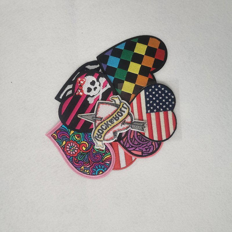 Fabric Badges Supplier Custom funny design3d Logo trims patch On Embroidered iron Patches for shoe
