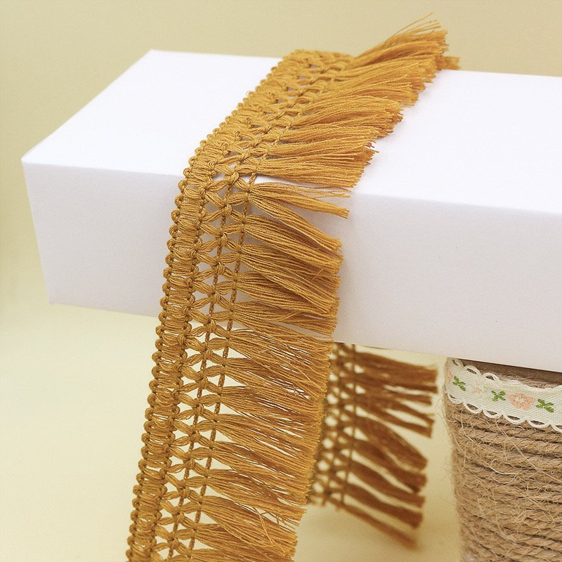 FA022 hot selling 4cm Tassel Fringes trim for Curtain Home Textile Garment Decor Trimming Accessories