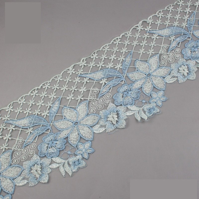 Exquisite Embroidery Ivory Bridal Border Lace Trim Diy Wedding Dress