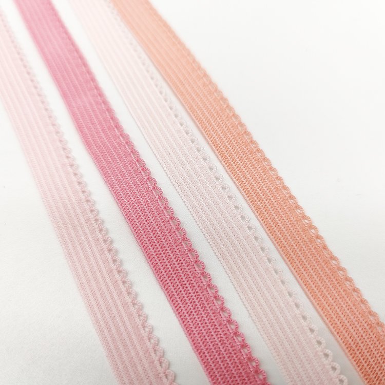 Wholesale manufacturers lace trims elastic band webbing for women's underwear bra panties