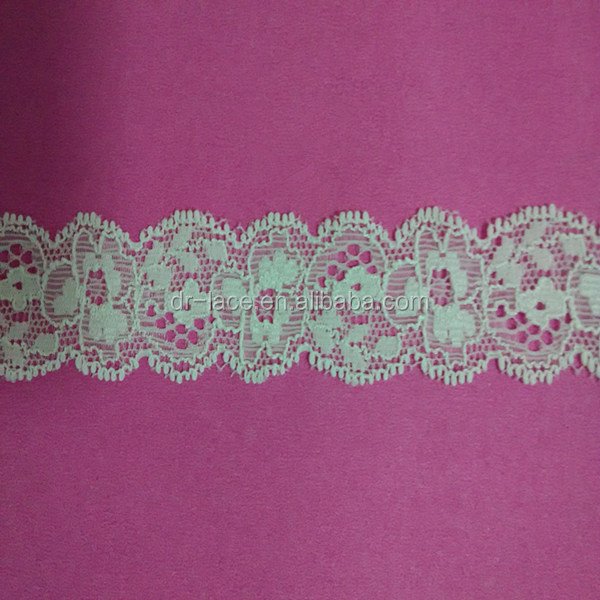 2.5cm width elastic narrow small sewing lace trimming