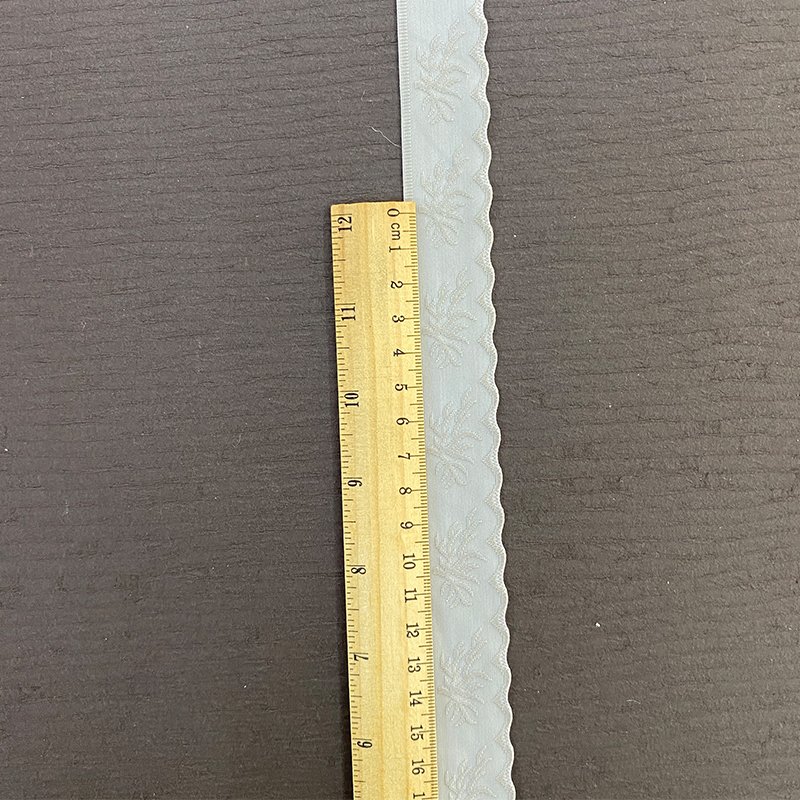 2.5Cm Width Narrow Small Flower Pattern Sewing Lace Trim For Underwear