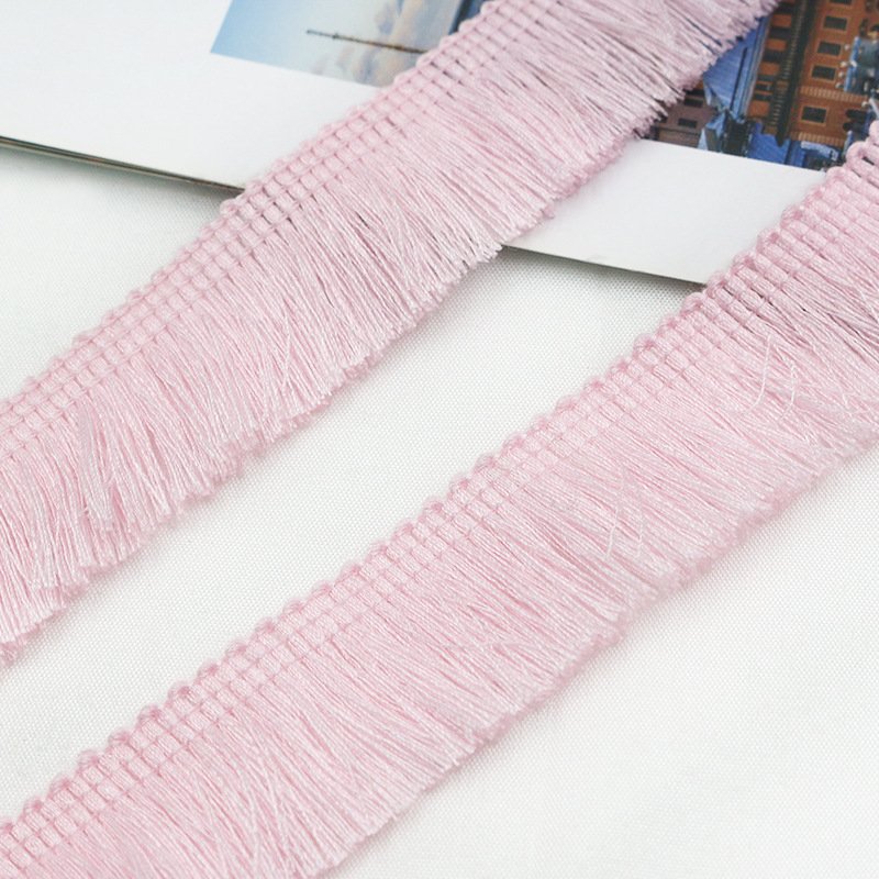 Stock 25mm Wide Fringe Tassel Trim Multi-Colored Lace Trim Fringe Trim Lace For Sewing Crafts Clothing Curtains