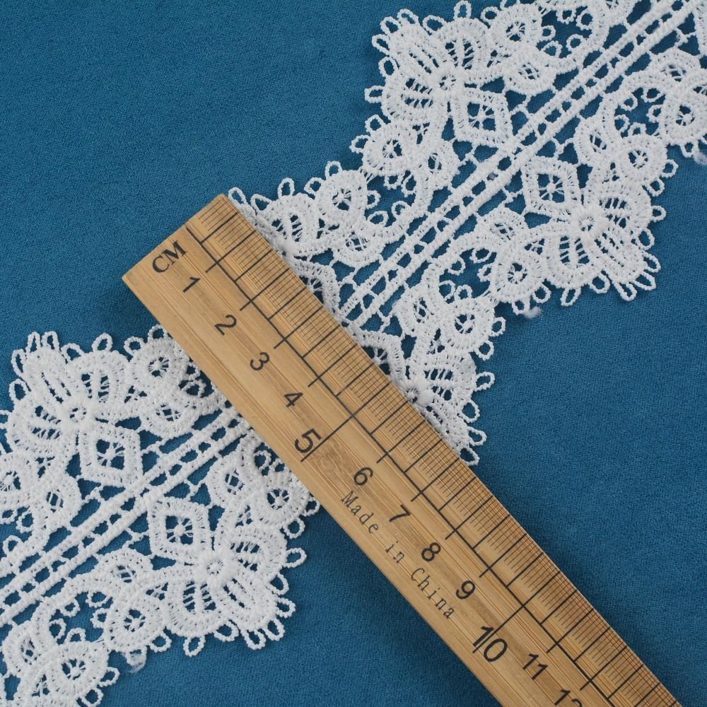 Hot Selling Guipure Lace Trim Custom For Garment Accessories Decoration Polyester Lace Trim