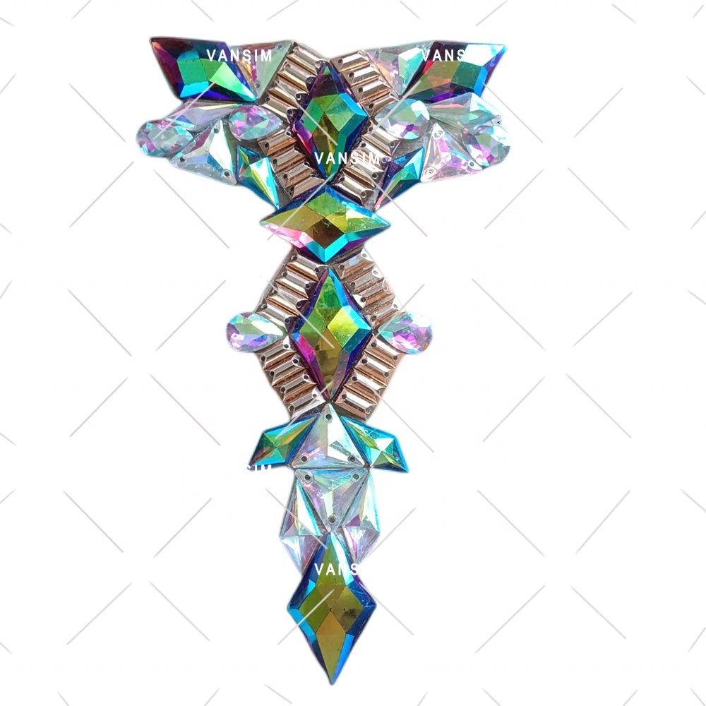 Hot fix carnival decoration rhinestone resin gems rhinestone trimming for garment crafts decoration