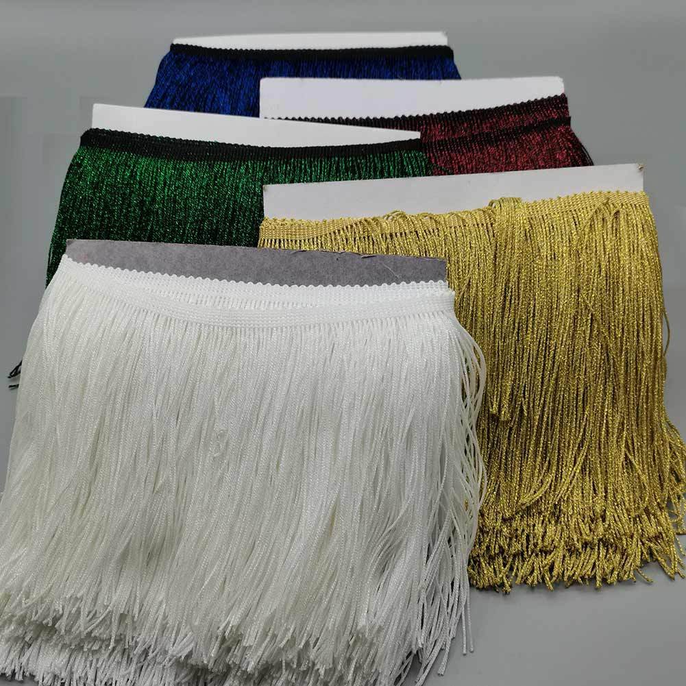 6 inches 15 cm high density Chainette Fringe Trim trimmings For Decoration dresses swimwear clothing stage costumes