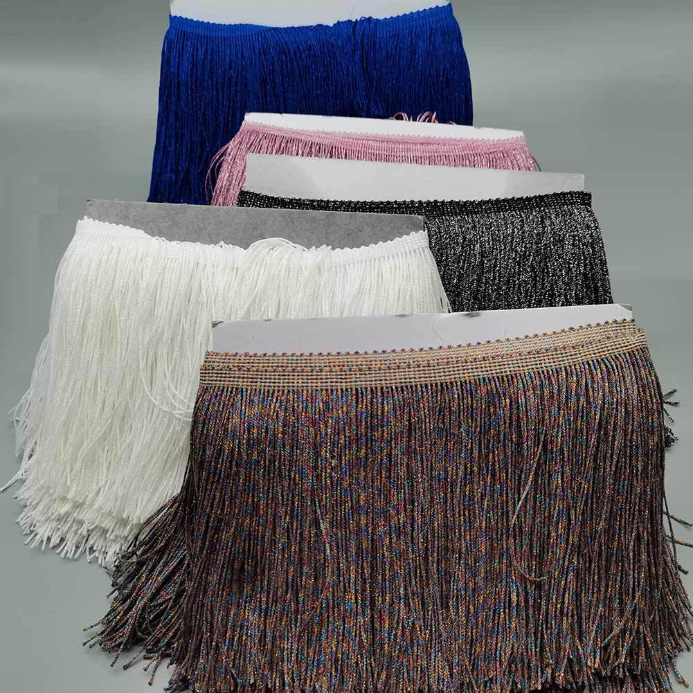 6 inches 15 cm high density Chainette Fringe Trim trimmings For Decoration dresses swimwear clothing stage costumes