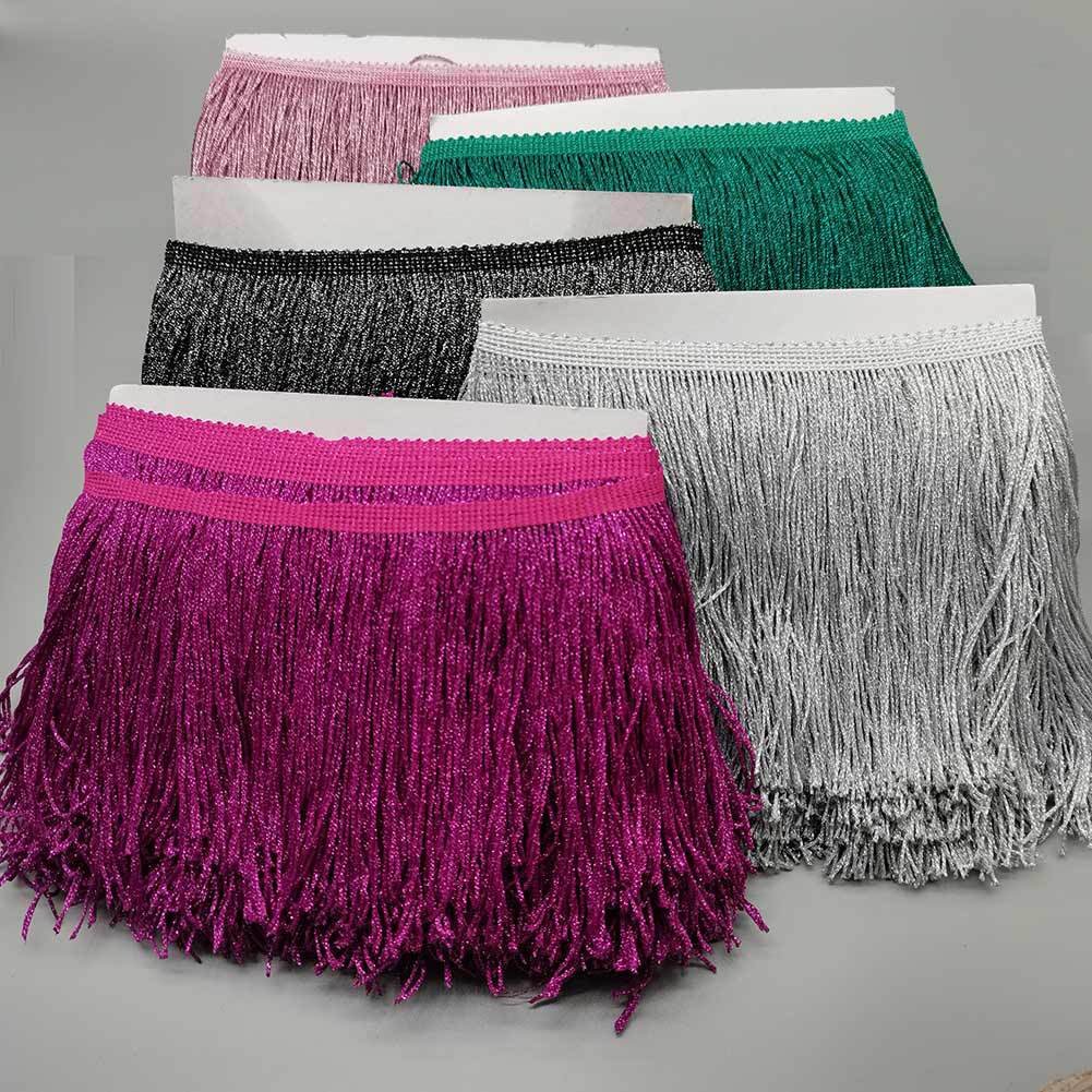 6 inches 15 cm high density Chainette Fringe Trim trimmings For Decoration dresses swimwear clothing stage costumes