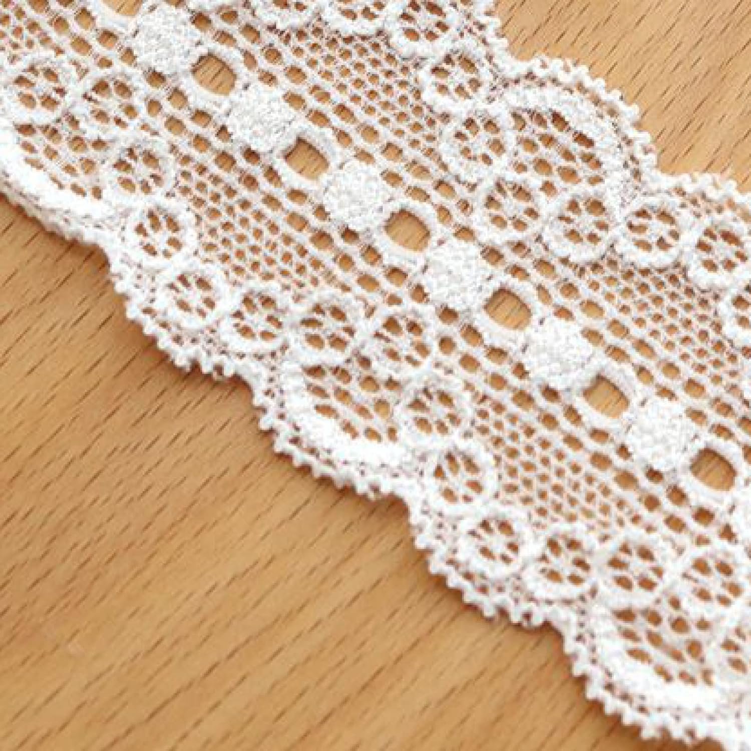 Wholesale white lace trim for sewing materials elastic eyelet lace trim laces fabrics for women