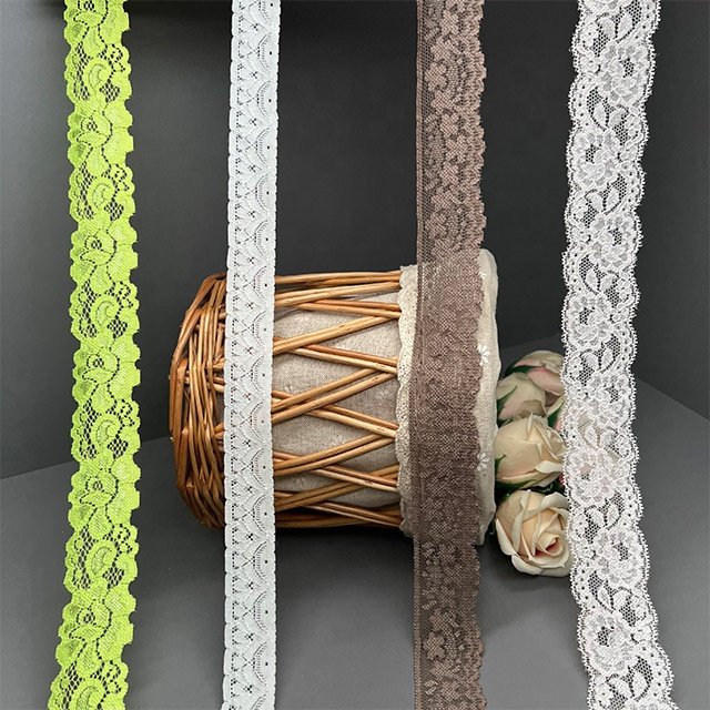 TUTON Custom French Elastic Lace 3.8/2.4/3.4/4.0 CM Trim Wholesale For Lingerie