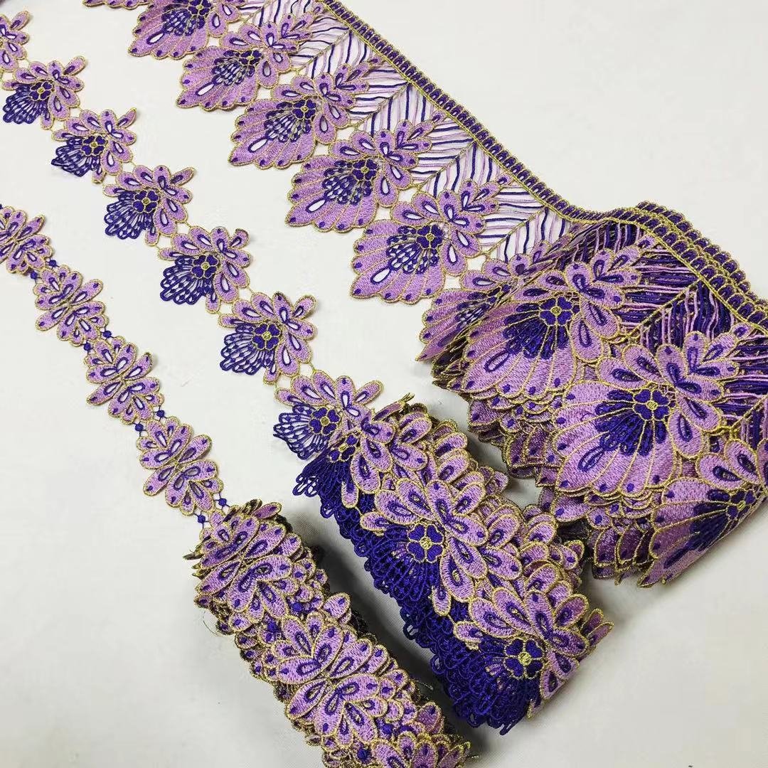 decorative lace guipure trim embroidery SMD270TM004