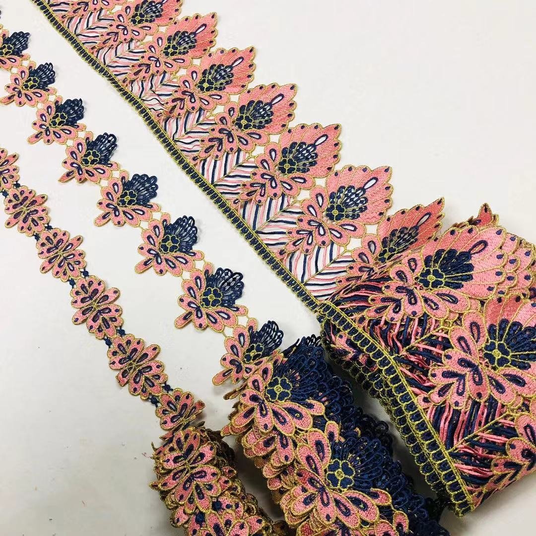 decorative lace guipure trim embroidery SMD270TM004