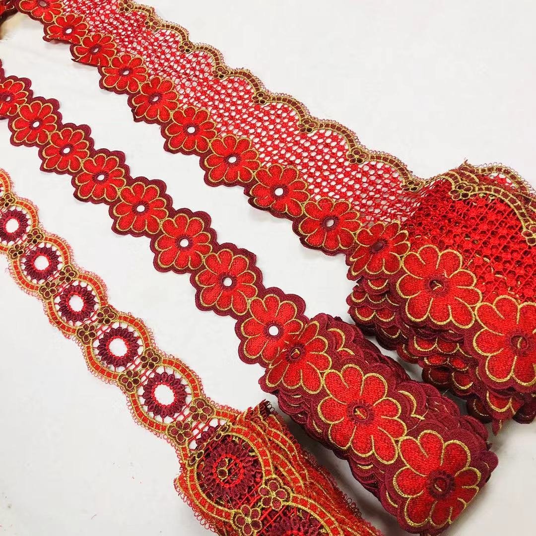 decorative lace guipure trim embroidery SMD270TM004