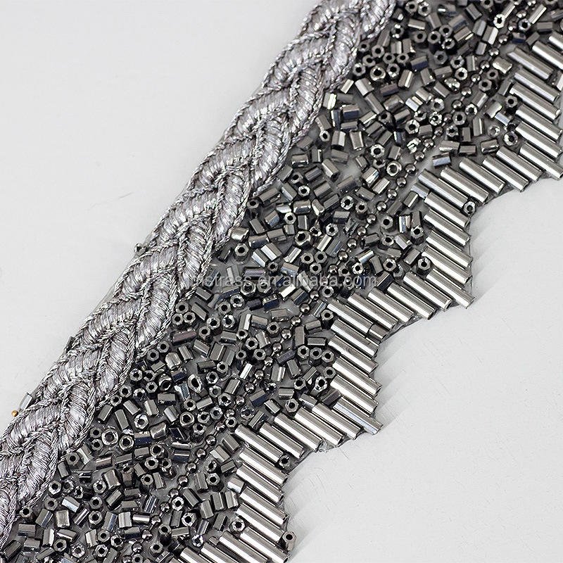 Wholesale new flowers design stone chain iron on Rhinestone strips sew on strass trimmings rhinestone applique ribbon