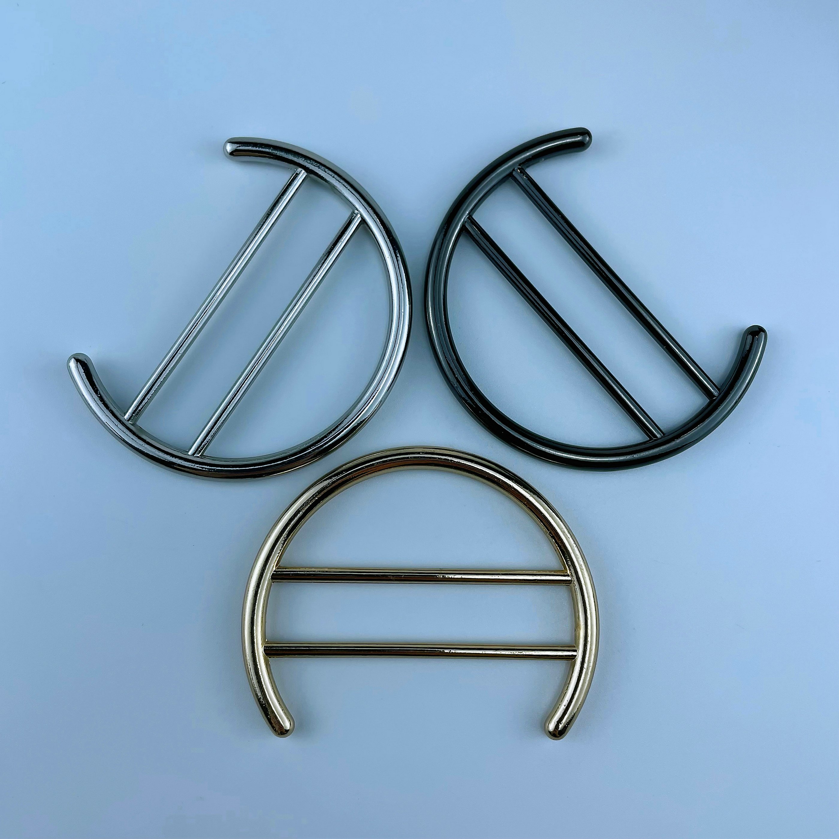 Metal Buckle Rings Adjustable Belt Buckles Bikini Connectors Plastic Buckle Clip Trimming and Sewing Accessories Zinc Alloy