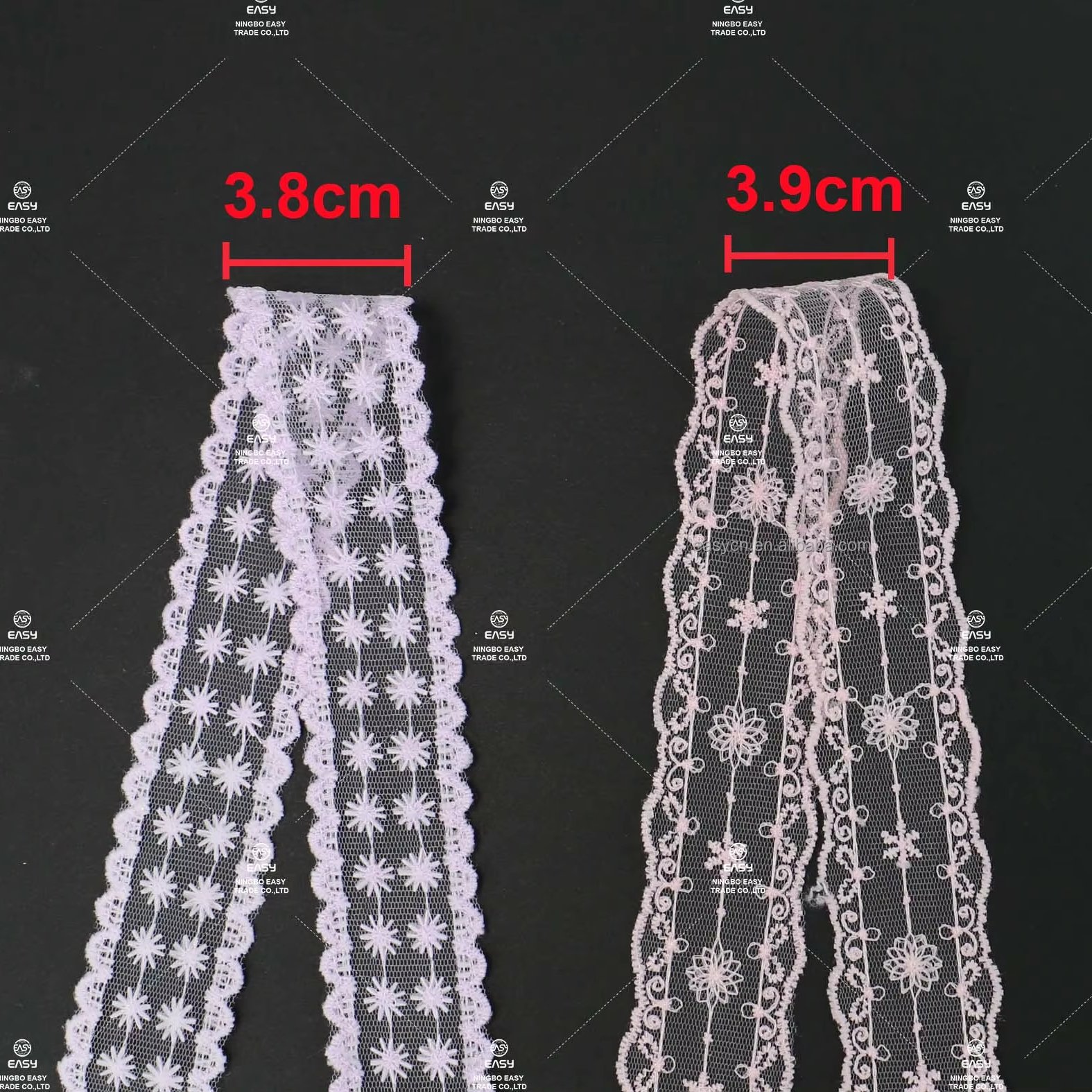Colorful embroidery lace trim DIY trimmings decoration lace ribbon for Webbing Dress