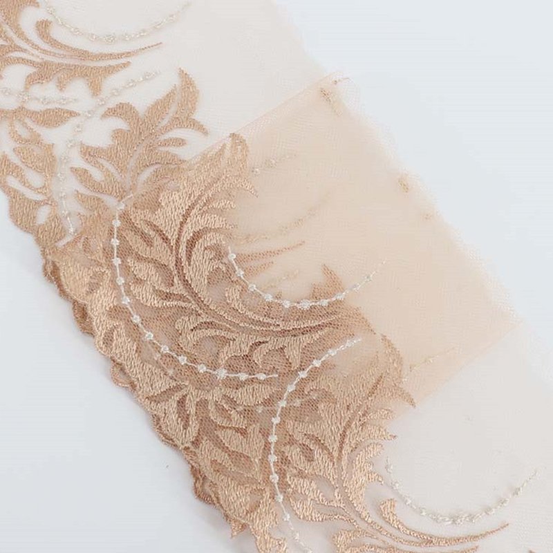 embroidery bedding accessories home soft accessories mesh handmade trim
