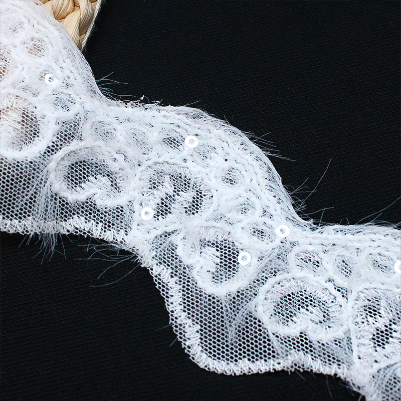 High-quality sweater Embroidery lace DIY handmade lace trim wedding decoration lace