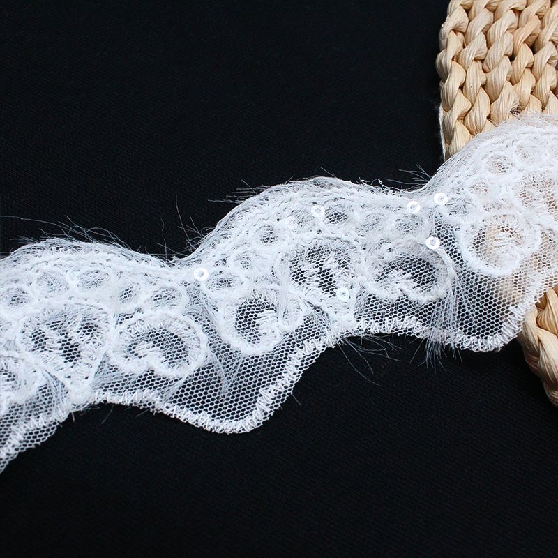 High-quality sweater Embroidery lace DIY handmade lace trim wedding decoration lace
