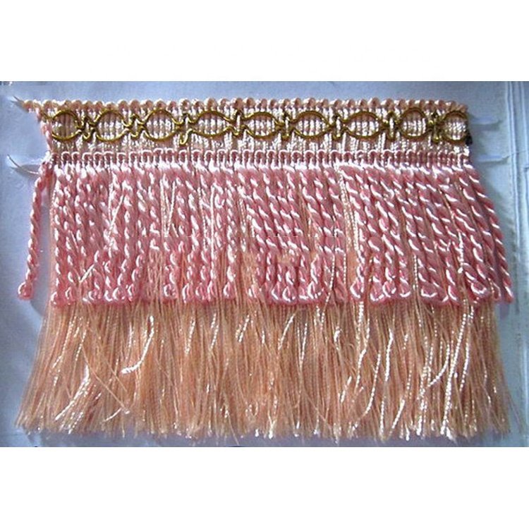 Ethnic Fringe Tassel Pom Pom Lace Trim Border Tape Sequin Style Cushion Pillow Wedding Dress Dance Costume Garments Bags Machine