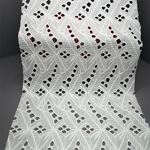 TUTON TC Cotton Lace Fabric French Lace Beaded Lace Embroidery Fabric Pocketing For Dress