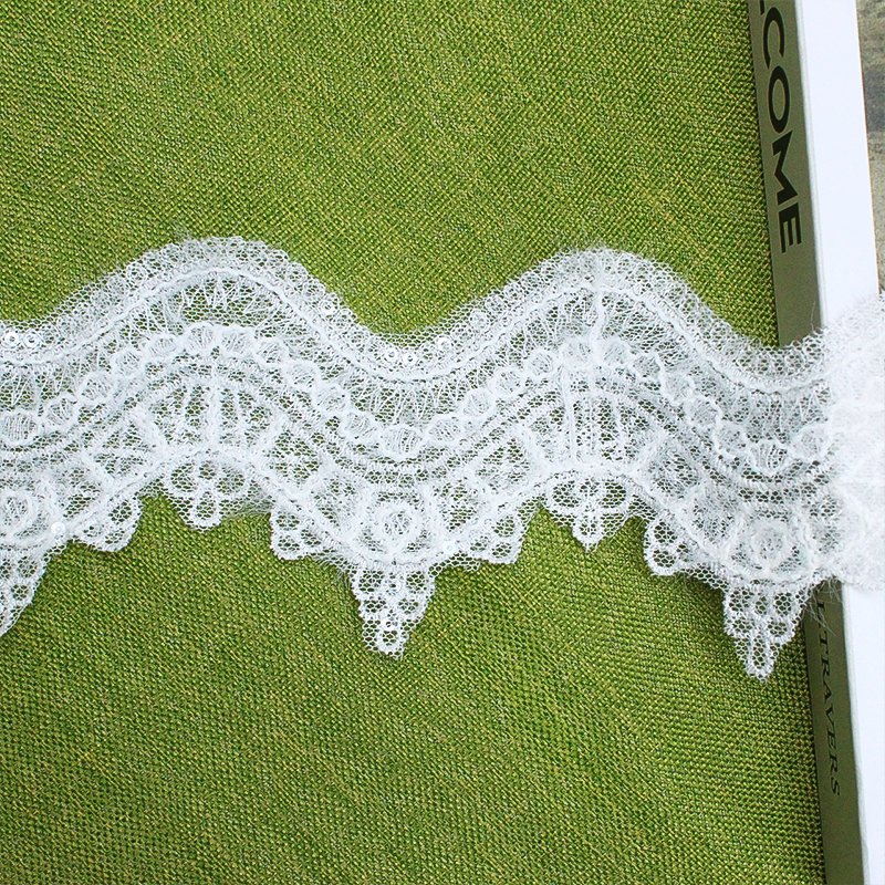 Luxury High Quality Wave Crown Elegant and Sexy Princess Skirt Decorative Edge Sustainable Feature for Shoes and Bags